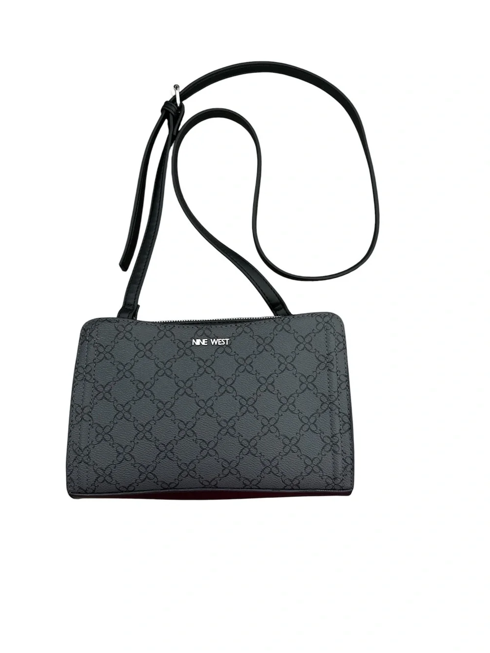 NWOT Nine West Black Crossbody Bag with Multiple Compartments
